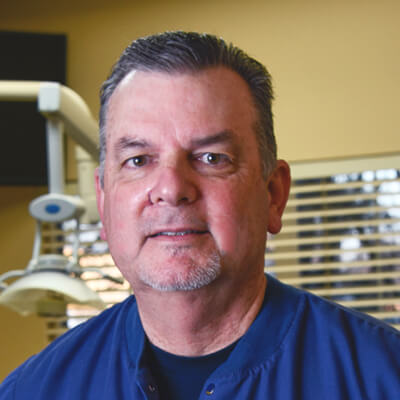 Portrait photo for doctor Terry Reavis, a dentist in Bixby, OK